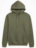10 OZ Olive Green Heavyweight Fleece Hoodie