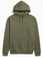10 OZ Olive Green Heavyweight Fleece Hoodie
