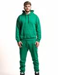 10 OZ Kelly Green Heavy Blend Fleece Sweatsuit