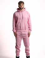 10 OZ Blank Light Pink Heavyweight Sweatsuit