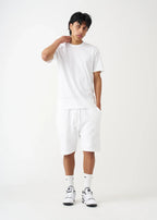 White T-Shirt and Short Set