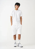 White T-Shirt and Short Set