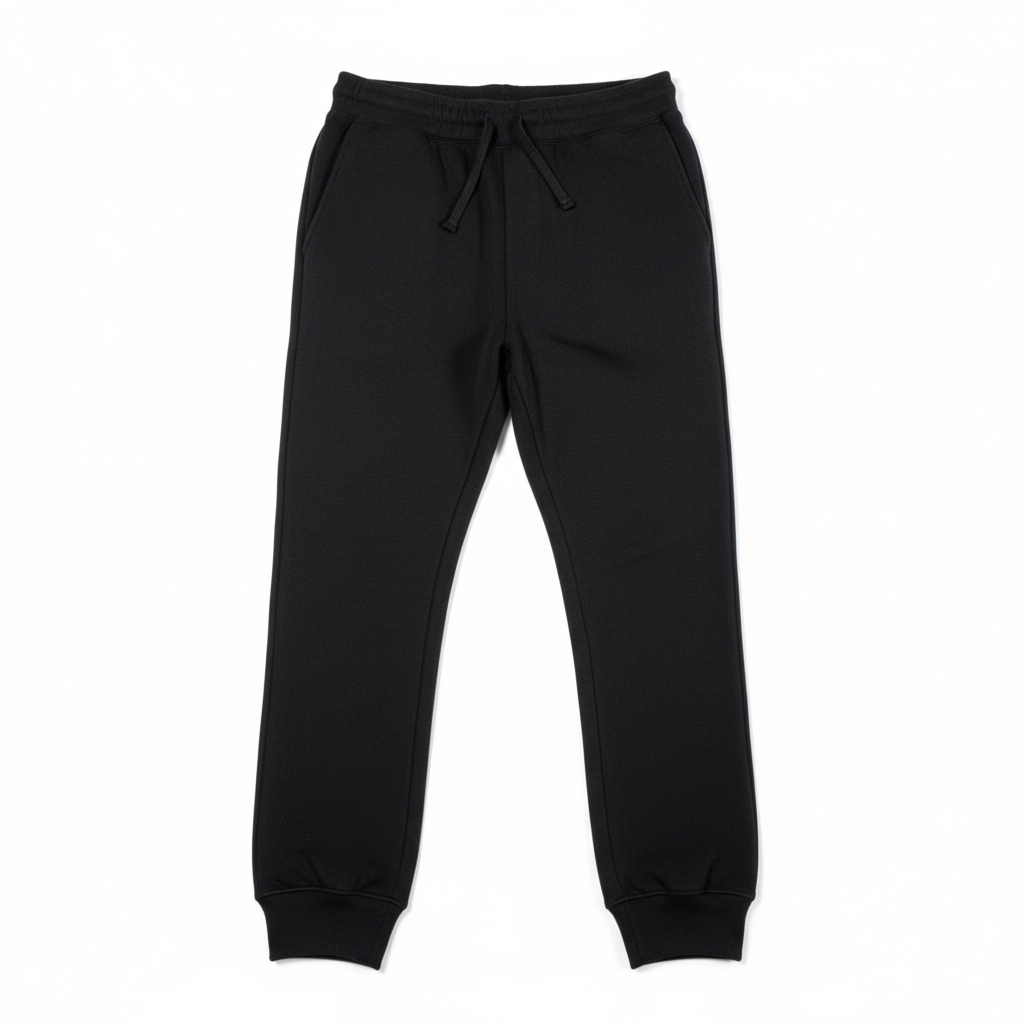 10 OZ Black Heavy Blend Fleece Sweatpant