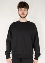 Black Heavy Blend Fleece Crew Neck Sweatshirt