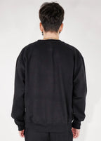 Black Heavy Blend Fleece Crew Neck Sweatshirt
