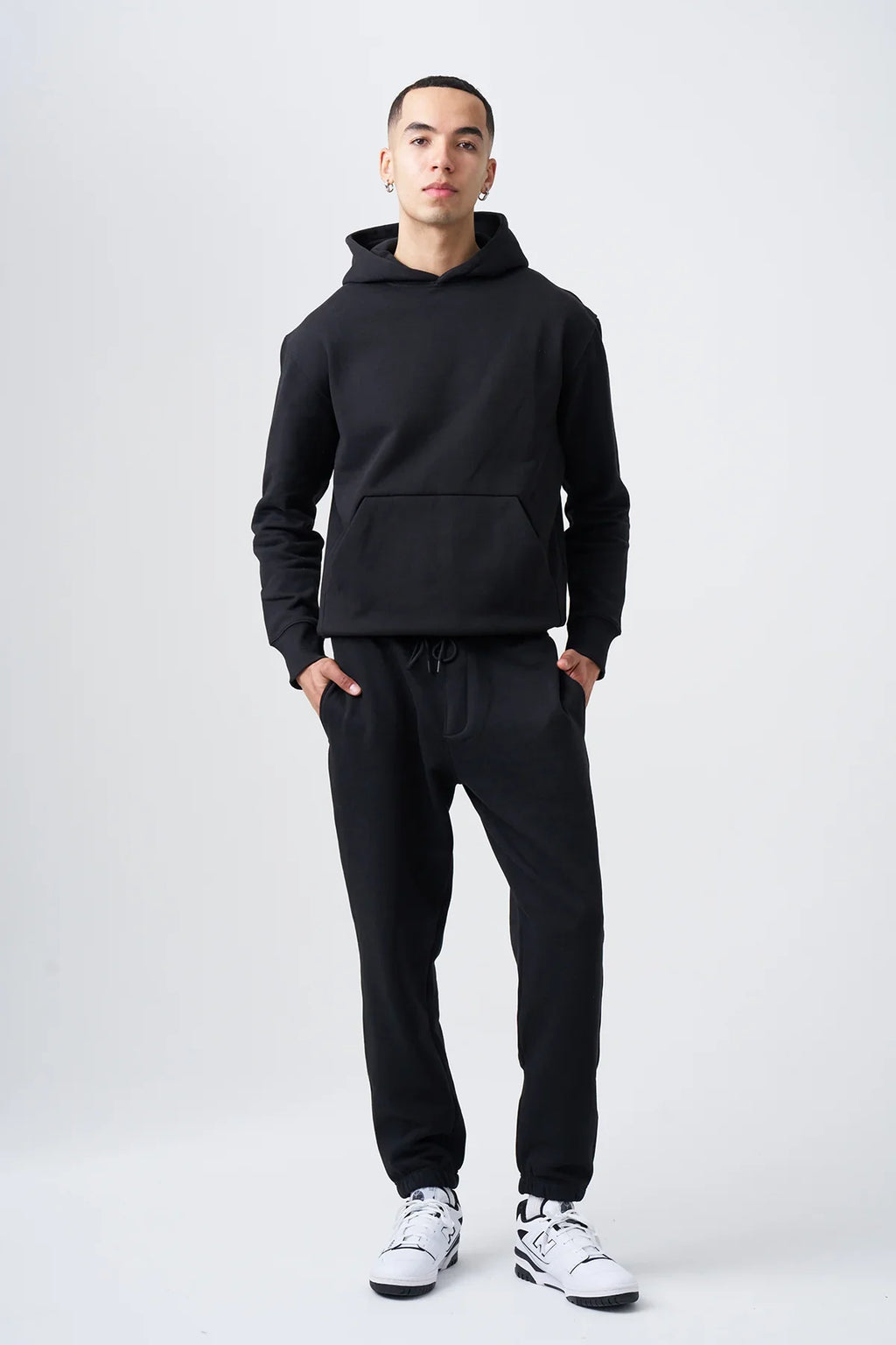 14 OZ Black Fleece Sweatpant