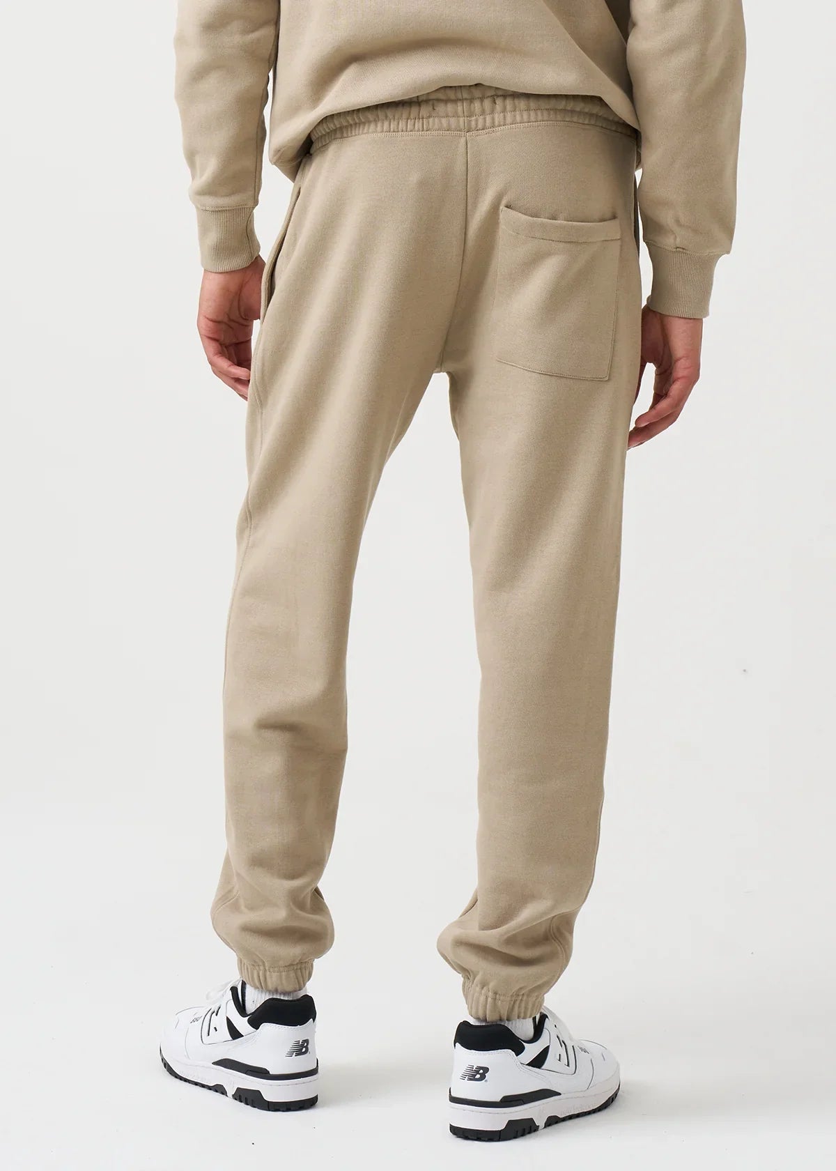 14 OZ Beige Fleece Sweatpant