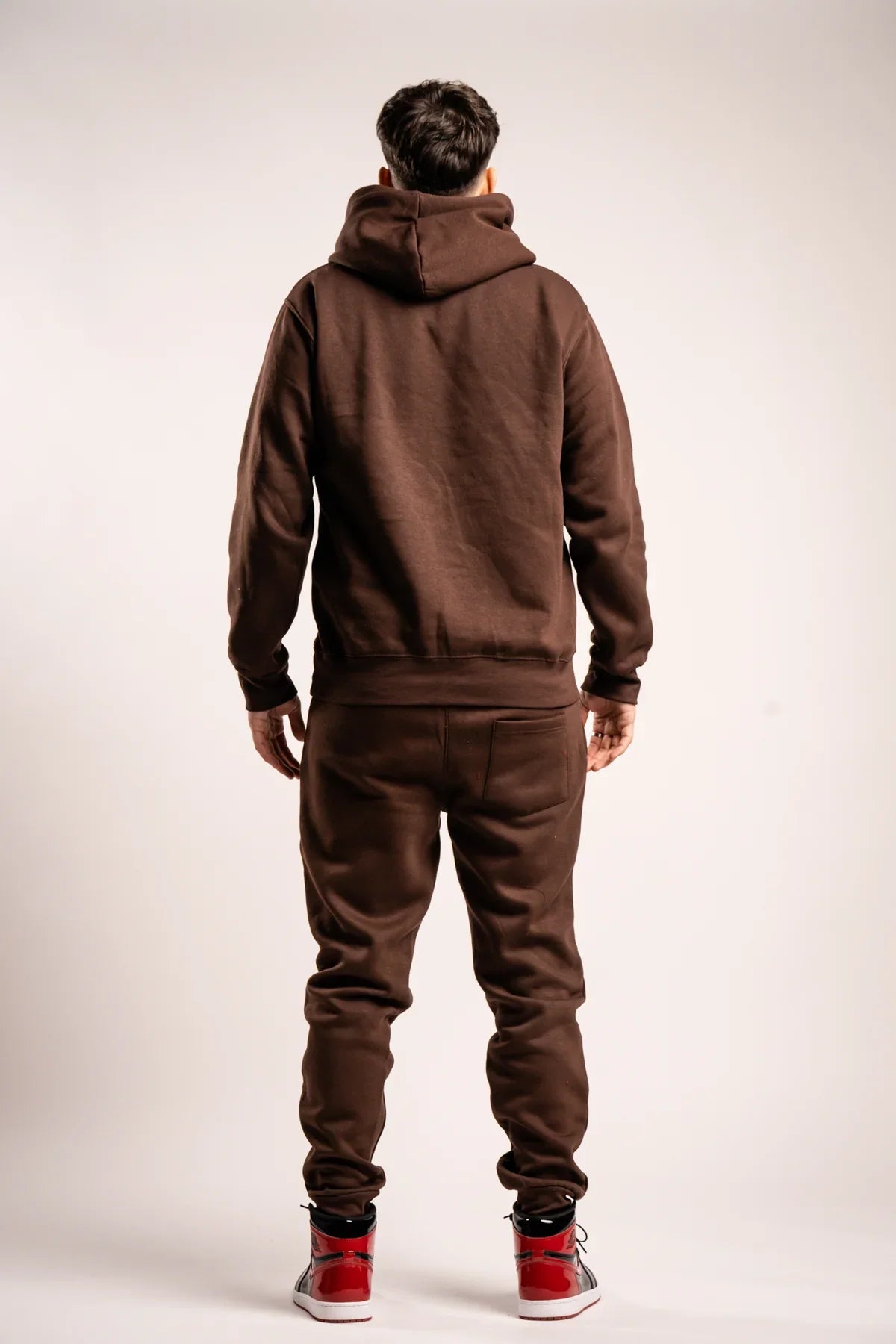 10 OZ Blank Brown Heavyweight Sweatsuit