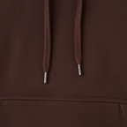 10 OZ Brown Heavyweight Fleece Hoodie