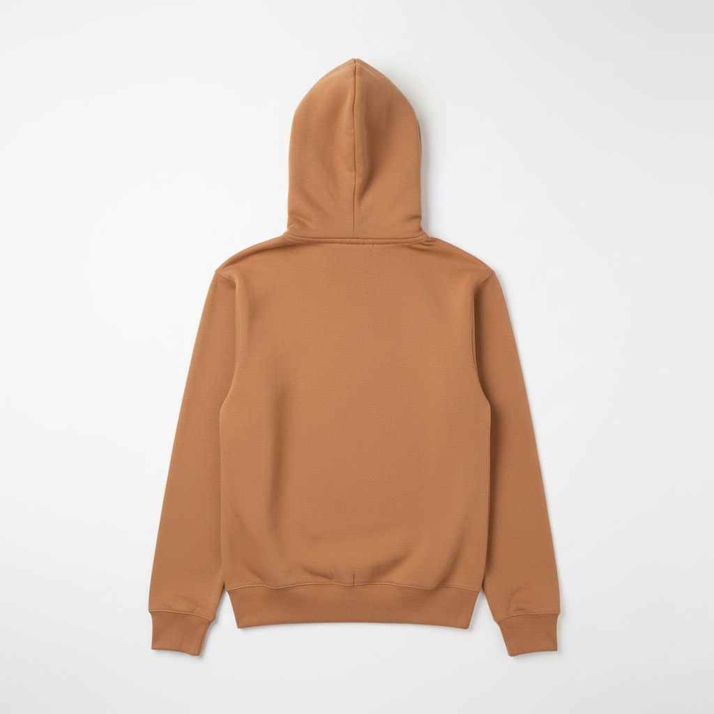 10 OZ Camel Heavyweight Fleece Hoodie
