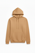 10 OZ Camel Heavyweight Fleece Hoodie