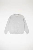 Gray Heavy Blend Fleece Crew Neck Sweatshirt