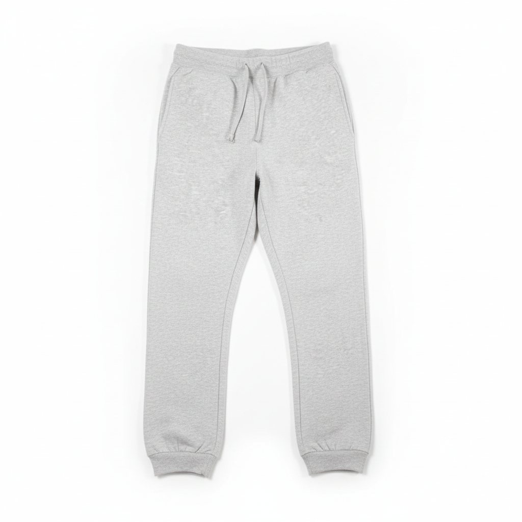 10 OZ Gray Heavy Blend Fleece Sweatpant