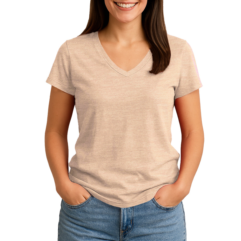 2585 Comfort Womens V Neck Tee*