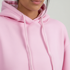 Pink Hooded Crop Top