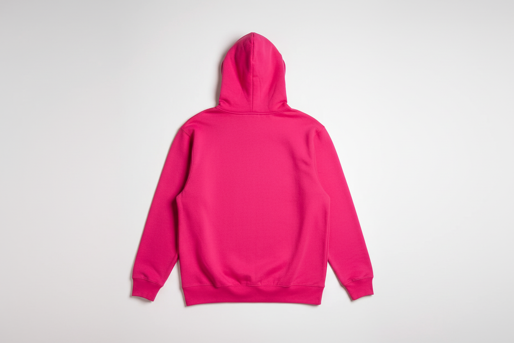 10 OZ Hot Pink Heavyweight Fleece Hoodie