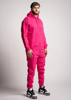 10 OZ Hot Pink Heavy Blend Fleece Sweatsuit