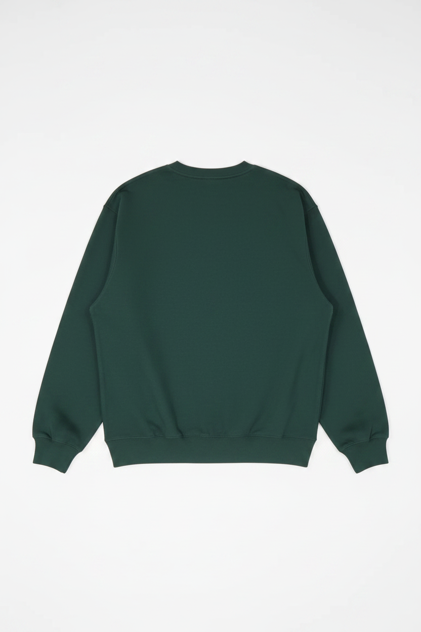 Hunter Green Heavy Blend Fleece Crew Neck Sweatshirt