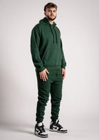 10 OZ Blank Hunter Green Heavyweight Sweatsuit