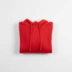 Red Hooded Crop Top