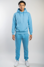 10 OZ Sky Blue Heavy Blend Fleece Sweatsuit