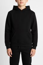 Kids 10 OZ Black Soft Fleece Sweatsuit