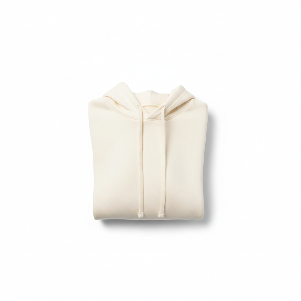 Off-White Hooded Crop Top