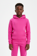 Kids 10 OZ Hot Pink Soft Fleece Sweatsuit