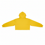 Yellow Hooded Crop Top