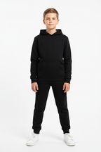 Kids 10 OZ Black Soft Fleece Sweatsuit