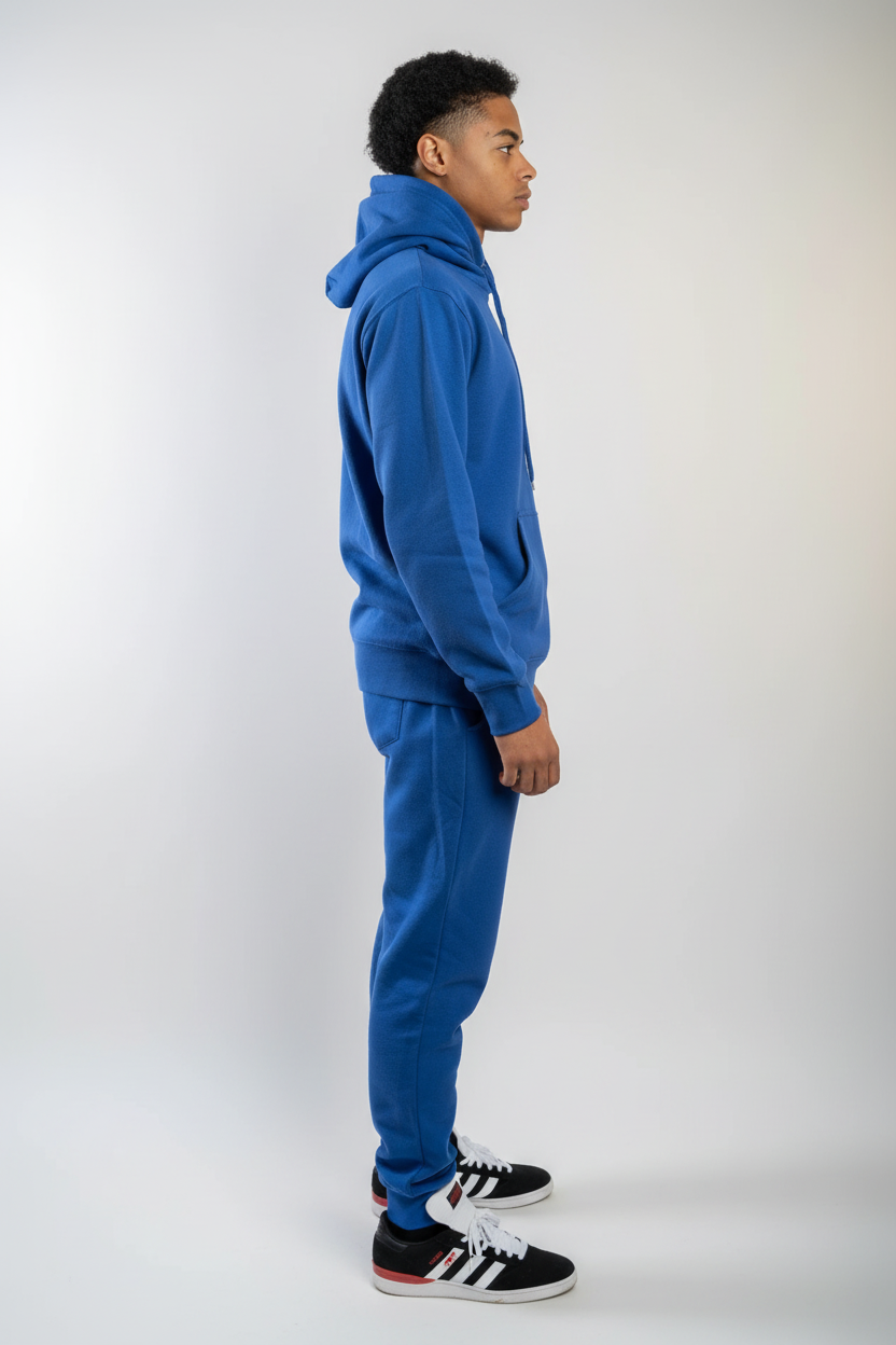 10 OZ Royal Blue Heavy Blend Fleece Sweatsuit