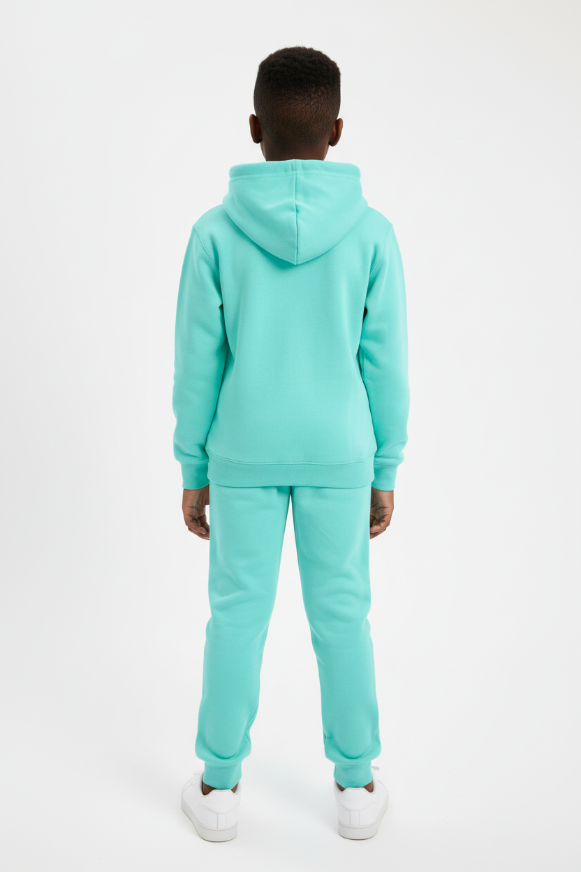 Kids 10 OZ Mint Soft Fleece Sweatsuit