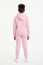 Kids 10 OZ Light Pink Soft Fleece Sweatsuit