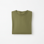 6 OZ Olive Green Soft Cotton T-Shirt