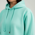 Mint Hooded Crop Top