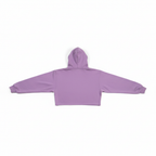 Lilac Hooded Crop Top