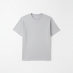 6 OZ Gray Soft Cotton T-Shirt