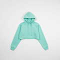 Mint Hooded Crop Top