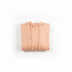 Peach Hooded Crop Top