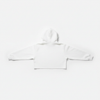 White Hooded Crop Top