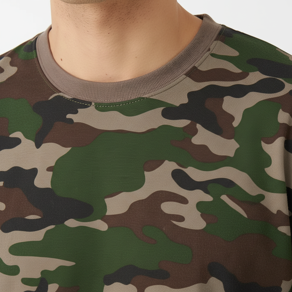 6 OZ Camo Heavy Soft Cotton T-Shirt