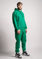 10 OZ Kelly Green Heavy Blend Fleece Sweatsuit