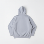 14 OZ Gray Oversized Heavyweight Fleece Hooded Sweatshirt