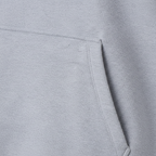 14 OZ Gray Oversized Heavyweight Fleece Hooded Sweatshirt