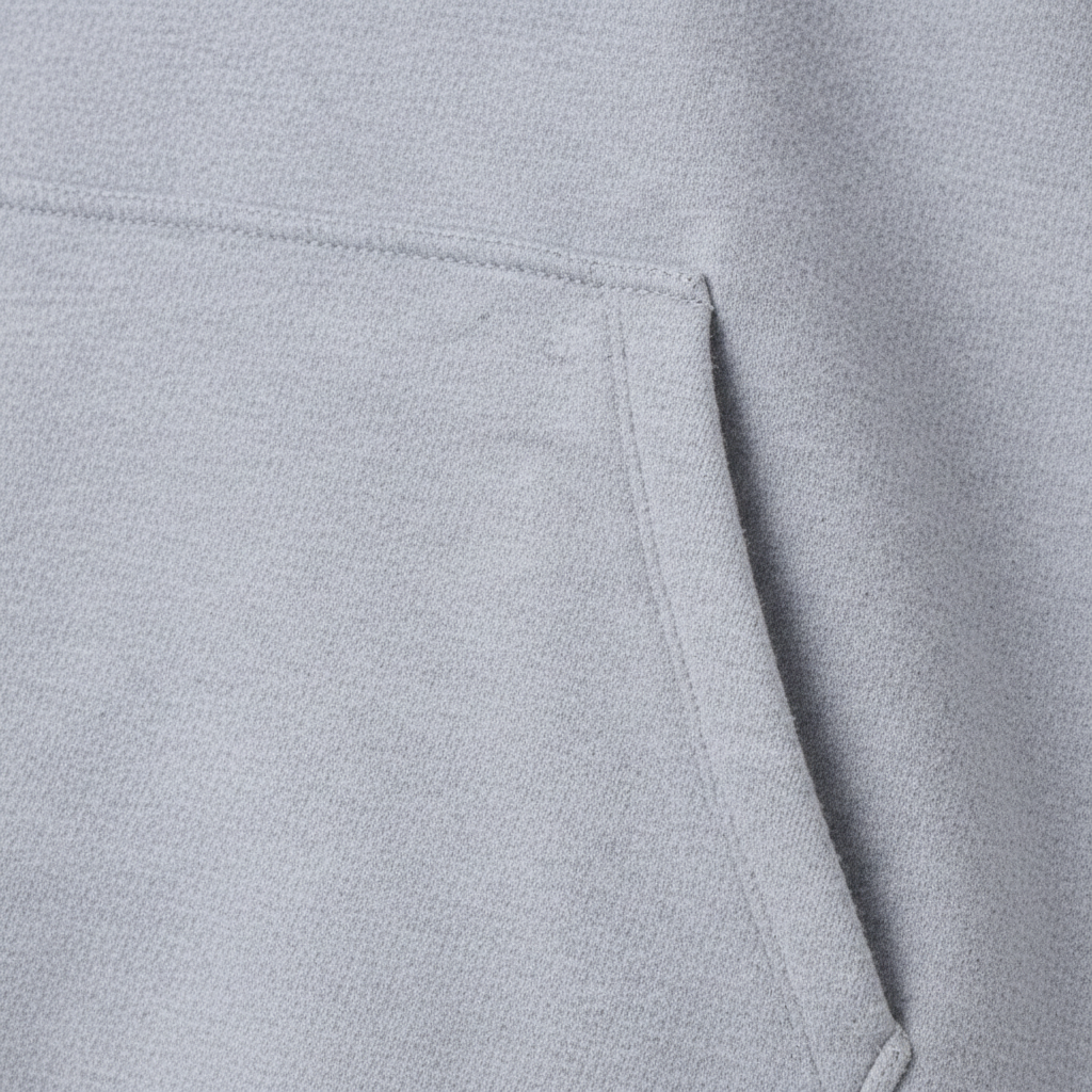 14 OZ Gray Oversized Heavyweight Fleece Hooded Sweatshirt