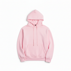 10 OZ Light Pink Heavyweight Fleece Hoodie