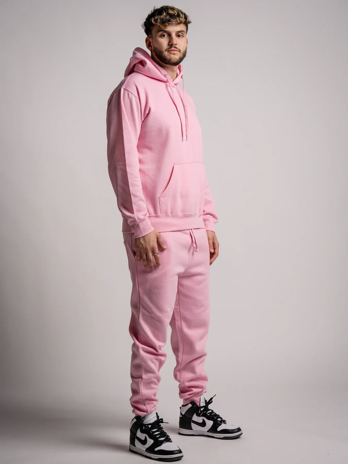 10 OZ Blank Light Pink Heavyweight Sweatsuit