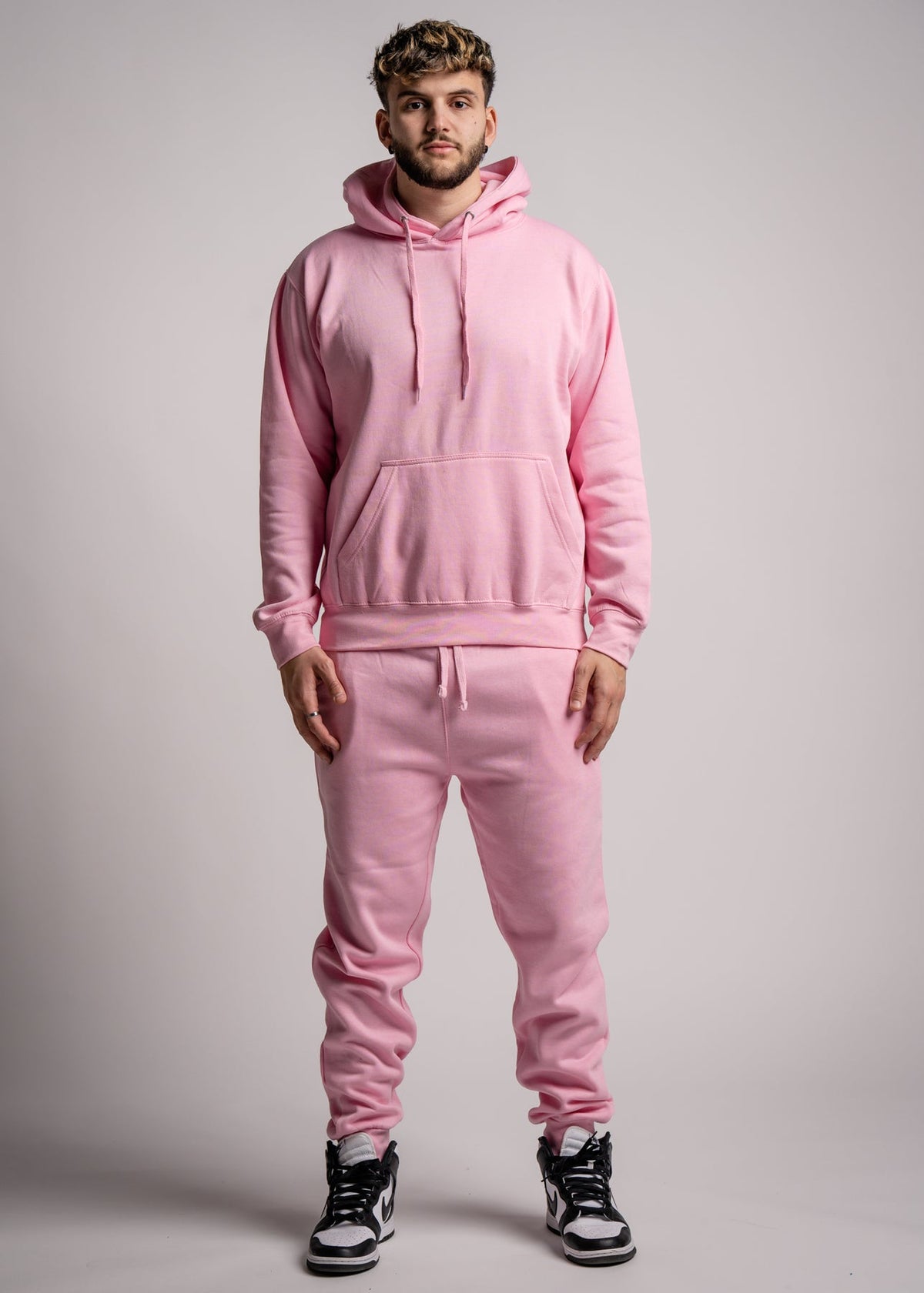 10 OZ Blank Light Pink Heavyweight Sweatsuit