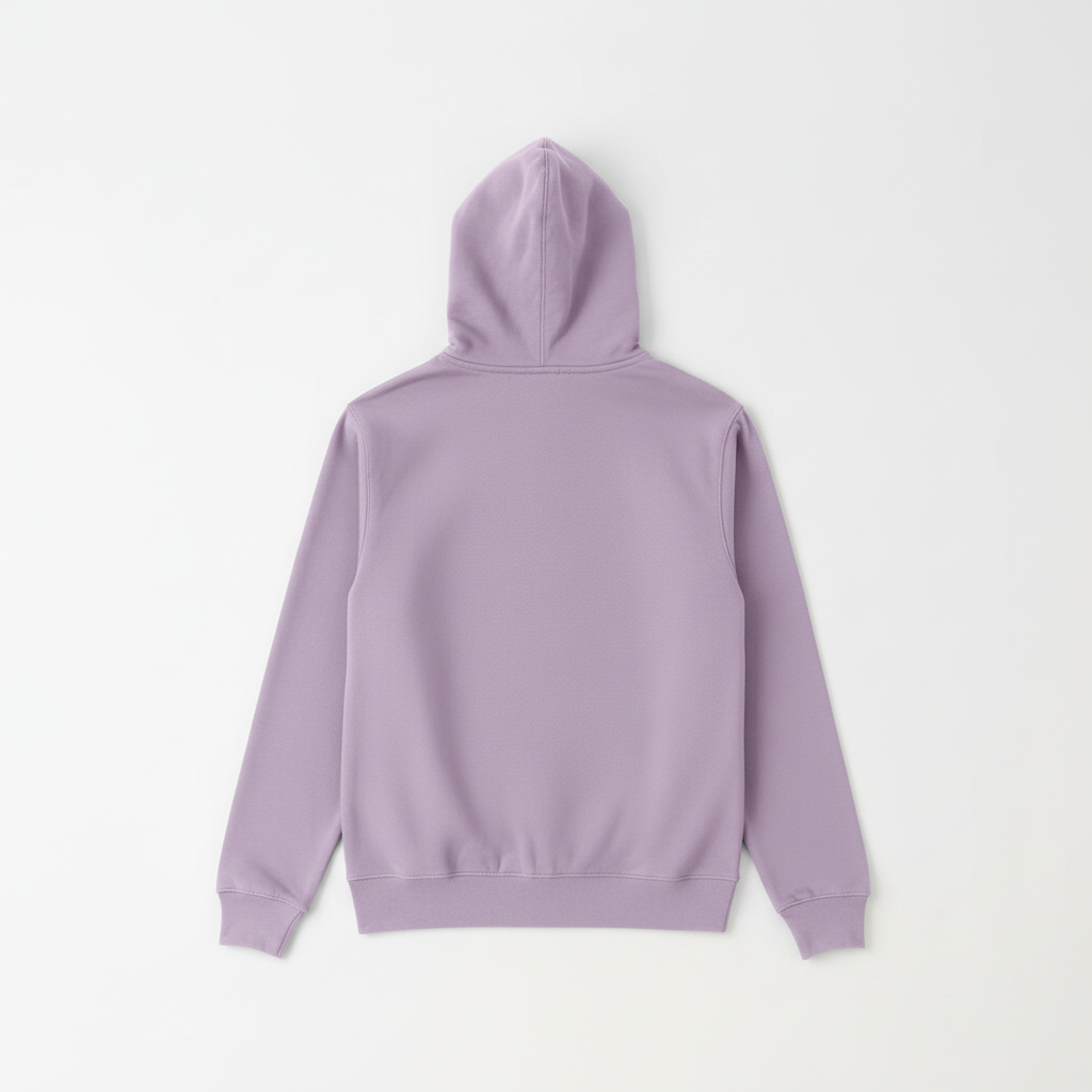 10 OZ Lilac Heavyweight Fleece Hoodie