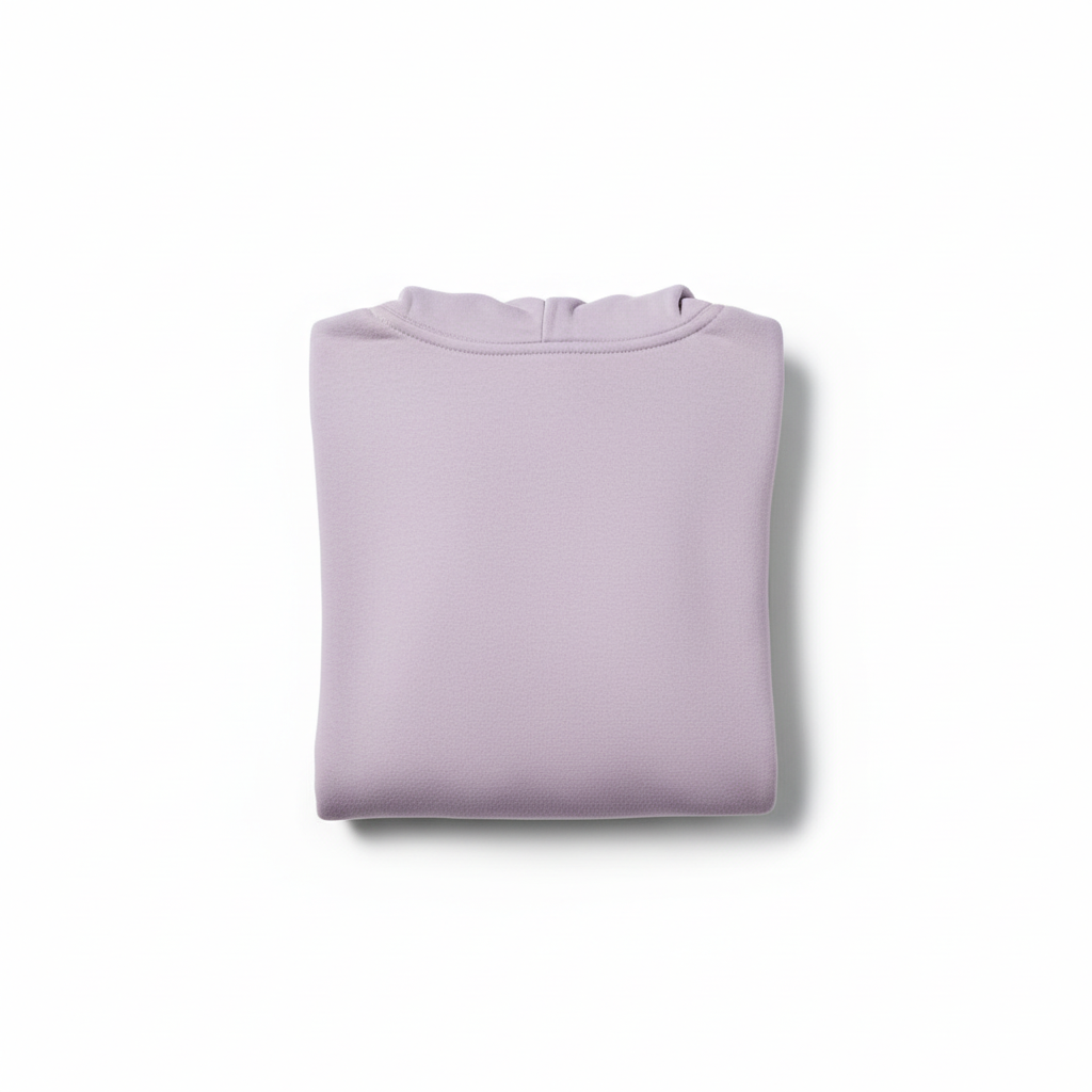 10 OZ Lilac Heavyweight Fleece Hoodie
